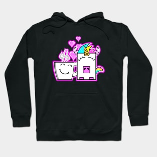 Unicorn and Coffee Hoodie